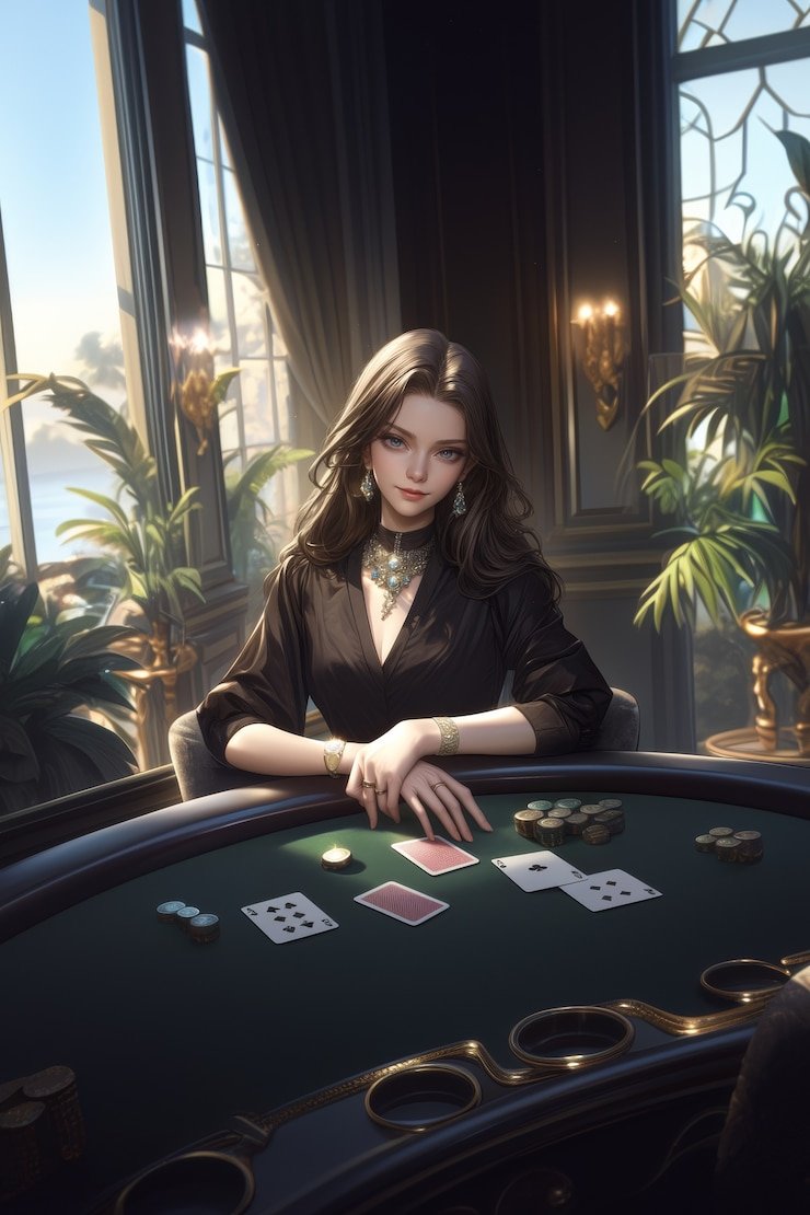 Antarmuka tabel Evolution Gaming pada aplikasi mobile megaplay777 menampilkan dealer langsung dan antarmuka taruhan